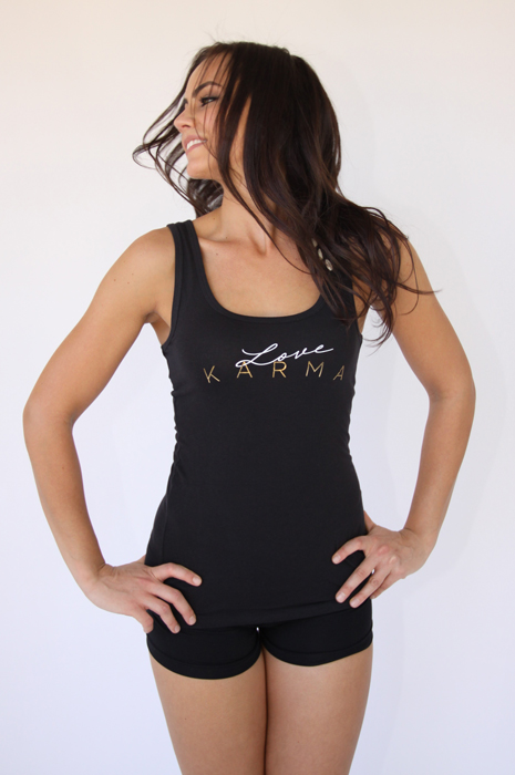 Love KARMA Tank Top Black